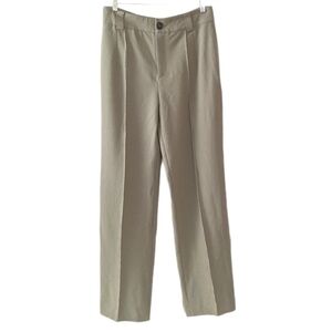 Zara olive green wide leg pants Medium @E